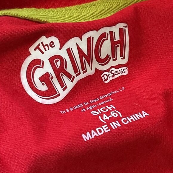 NEW DR. SEUSS'S THE GRINCH PAJAMA SET UNISEX - Picture 11 of 13